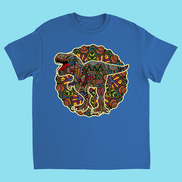 Kids T-Rex Mandala T-Shirt | Jurassic Studio
