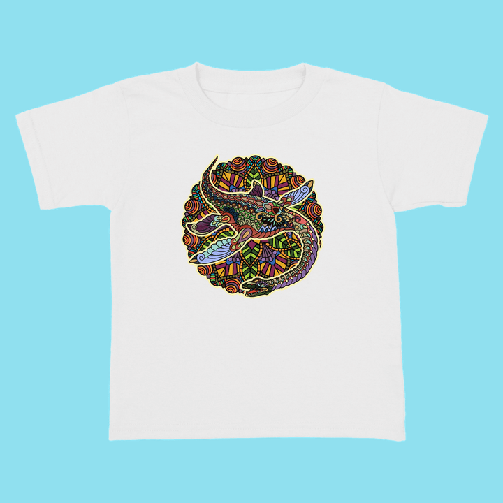 Toddler Plesiosaurus Mandala T-Shirt | Jurassic Studio