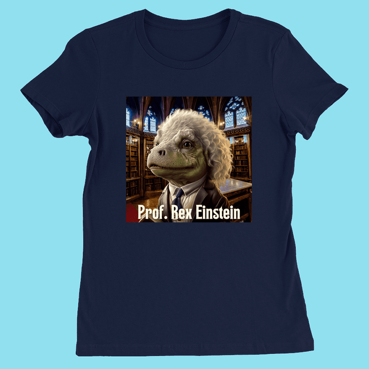 Women Prof. Rex Einstein T-Shirt | Jurassic Studio