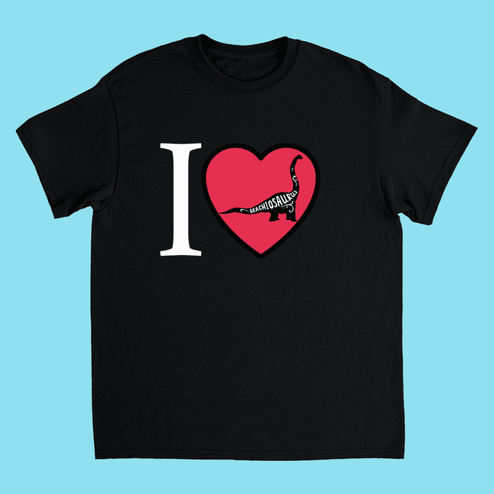 Kids I Love Brachiosaurus T-Shirt | Jurassic Studio