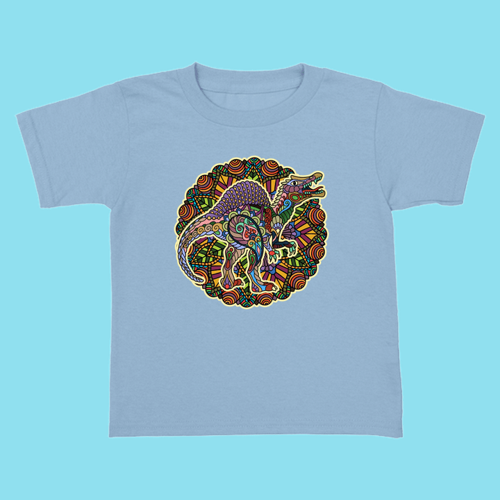 Toddler Spinosaurus Mandala T-Shirt | Jurassic Studio