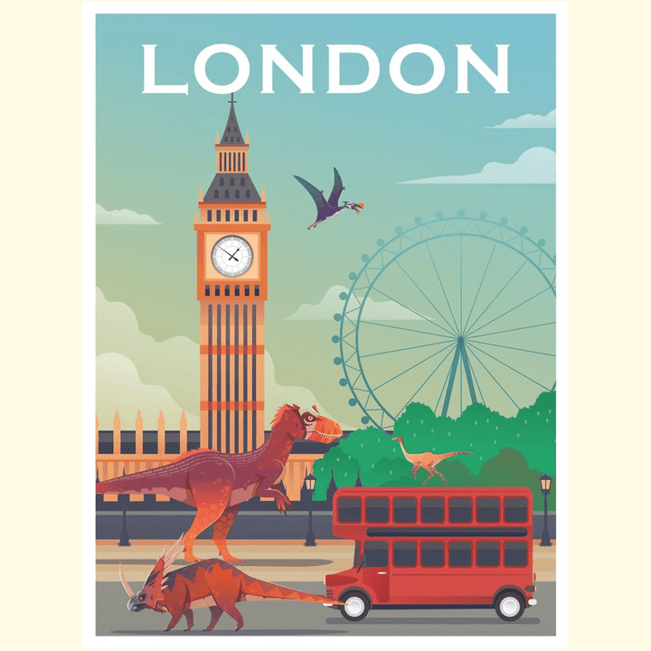 London Poster | Jurassic Studio
