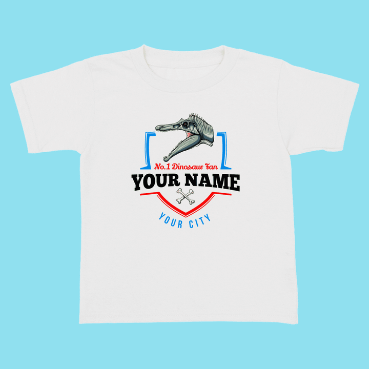 N.1 Spinosaurus Fan Custom Toddler T-Shirt | Jurassic Studio