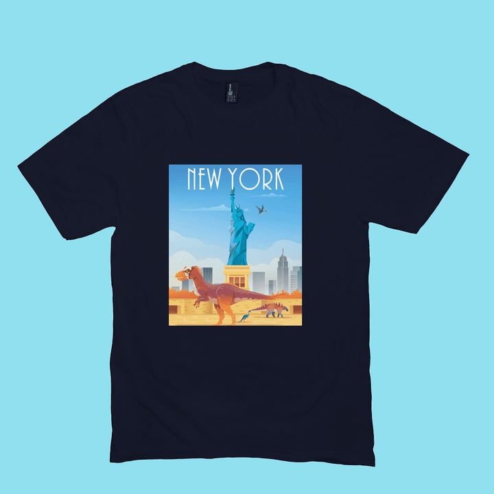 Men New York T-Shirt | Jurassic Studio