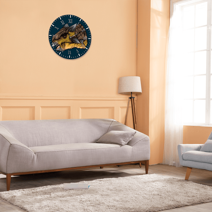 15 Inch Ankylosaurus Wall Art Clock | Jurassic Studio