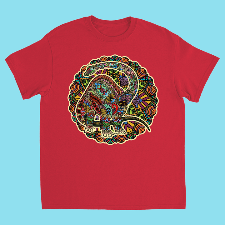 Kids Brontosaurus Mandala T-Shirt | Jurassic Studio
