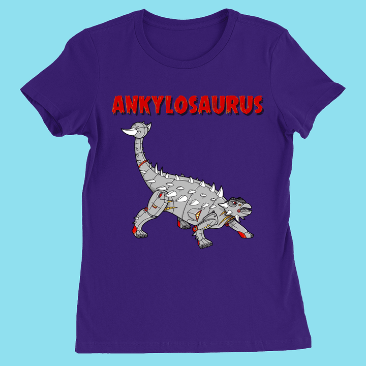 Women Robot Ankylosaurus T-Shirt | Jurassic Studio