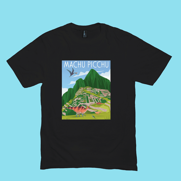 Men Machu Picchu T-Shirt | Jurassic Studio