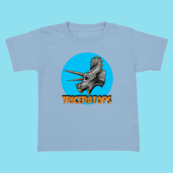 Toddler Triceratops Heads T-Shirt | Jurassic Studio
