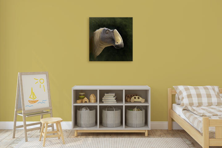 Gryposaurus Portrait Canvas Wrap | Jurassic Studio