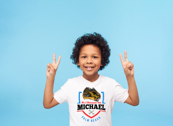 N.1 Ankylosaurus Fan Custom Kids T-Shirt | Jurassic Studio