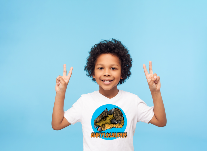 Kids Ankylosaurus Head T-Shirt | Jurassic Studio