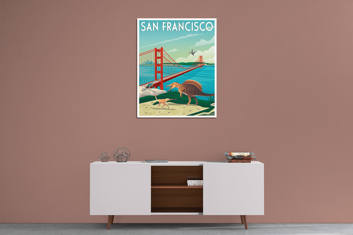 San Francisco Canvas Wrap | Jurassic Studio