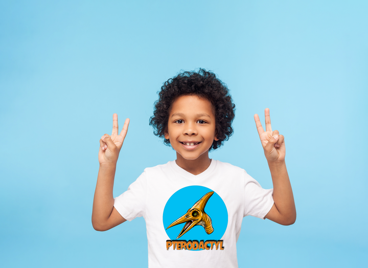 Kids Pterodactyl Head T-Shirt | Jurassic Studio