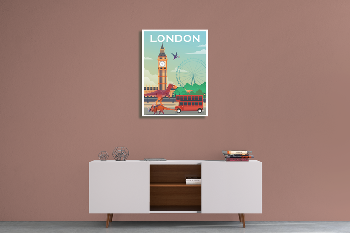 London Canvas Wrap | Jurassic Studio