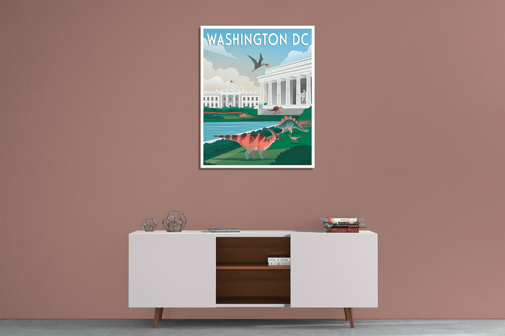 Washington DC Canvas Wrap | Jurassic Studio