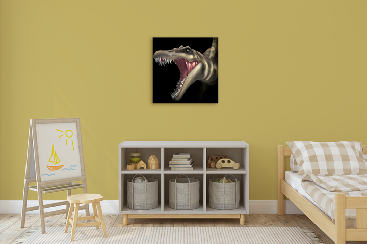 Spinosaurus Portrait Canvas Wrap | Jurassic Studio