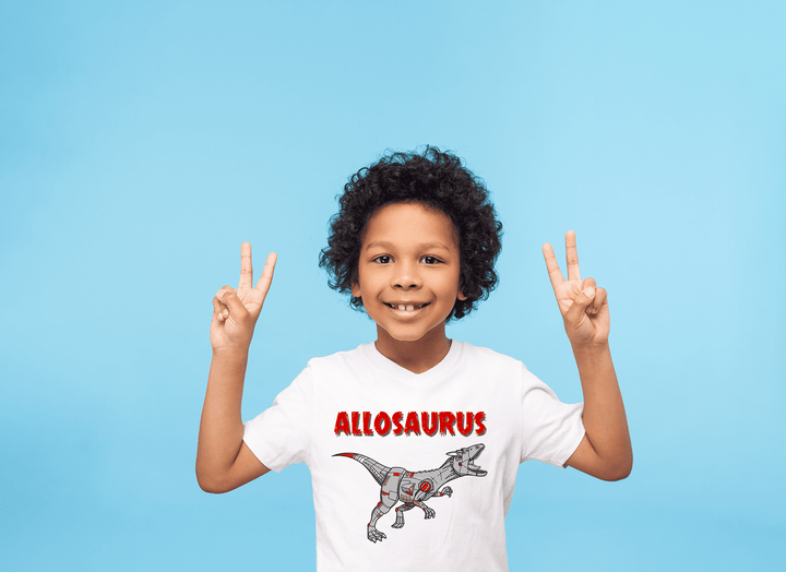 Kids Robot Allosaurus T-Shirt | Jurassic Studio