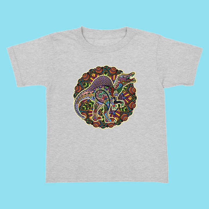 Toddler Spinosaurus Mandala T-Shirt | Jurassic Studio