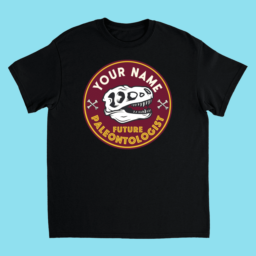 Kids Custom Future Paleontologist T-Shirt | Jurassic Studio