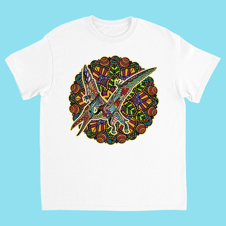 Kids Pterodactyl Mandala T-Shirt | Jurassic Studio
