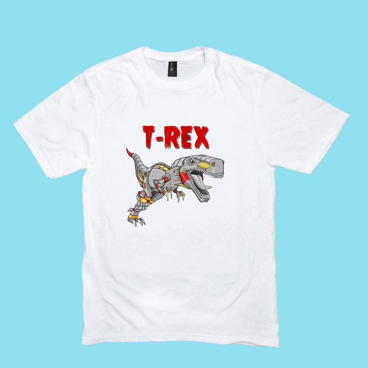 Men Robot T-Rex T-Shirt | Jurassic Studio