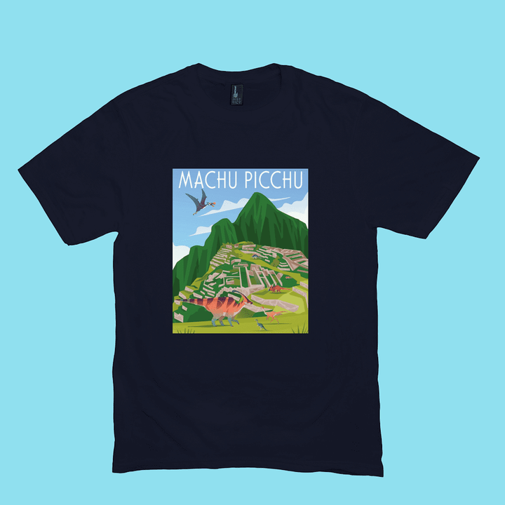Men Machu Picchu T-Shirt | Jurassic Studio