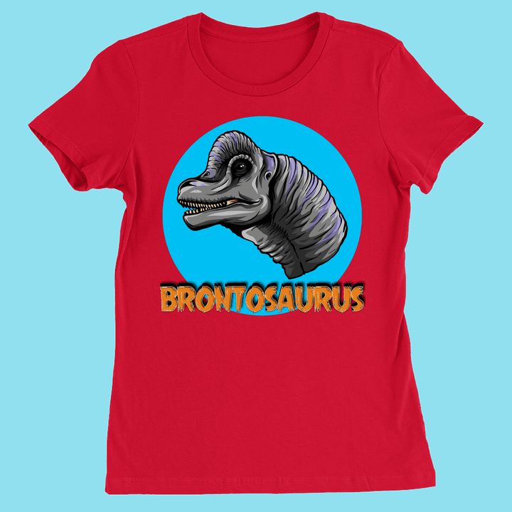 Women Brontosaurus Head T-Shirt | Jurassic Studio