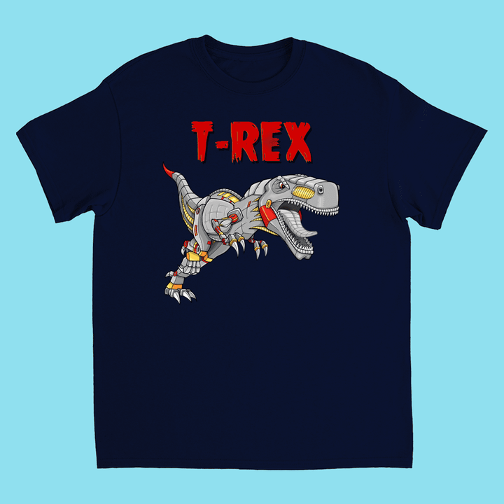 Kids Robot T-Rex T-Shirt | Jurassic Studio