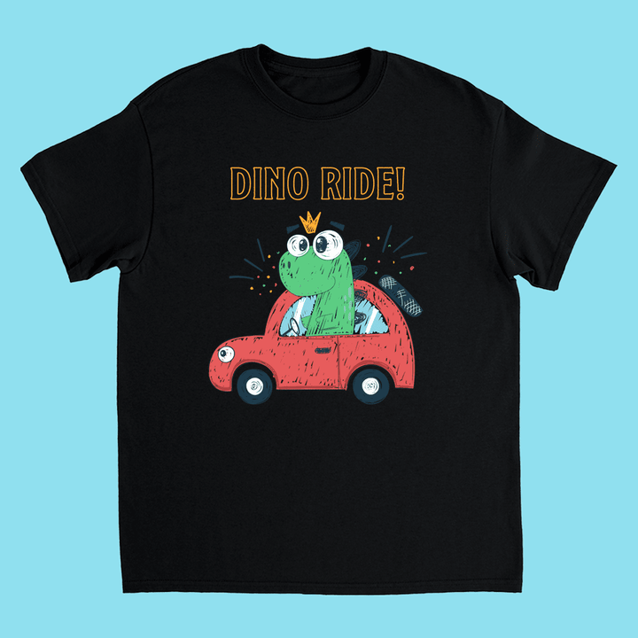 Kids Baby Dino Ride T-Shirt | Jurassic Studio