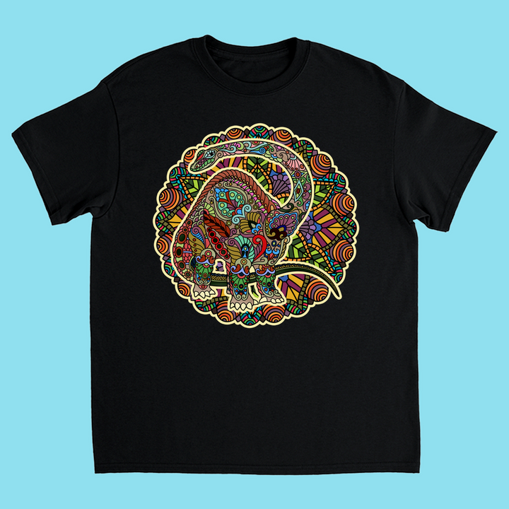 Kids Brontosaurus Mandala T-Shirt | Jurassic Studio