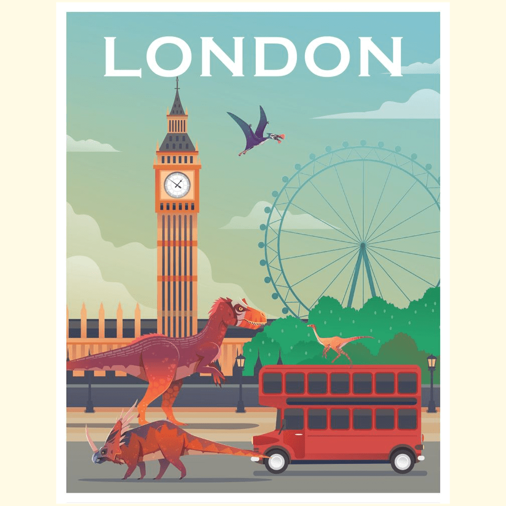 London Poster | Jurassic Studio