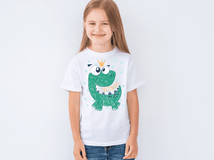 Kids Baby Green Dino T-Shirt | Jurassic Studio