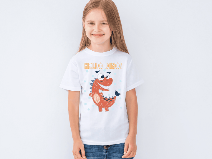 Kids Baby Brown Dino T-Shirt | Jurassic Studio
