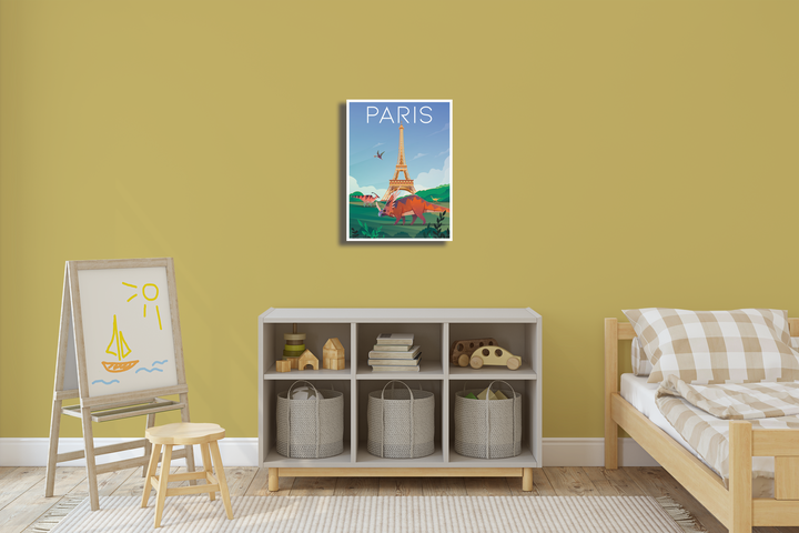 Paris Canvas Wrap | Jurassic Studio