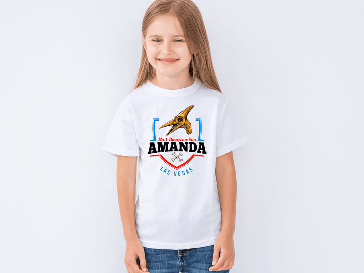 N.1 Pterodactyl Fan Custom Kids T-Shirt | Jurassic Studio
