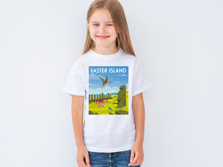 Kids Easter Island T-Shirt | Jurassic Studio