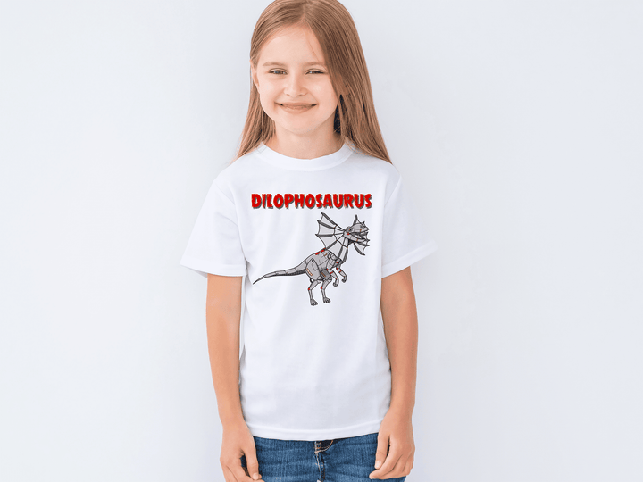 Kids Robot Dilophosaurus T-Shirt | Jurassic Studio