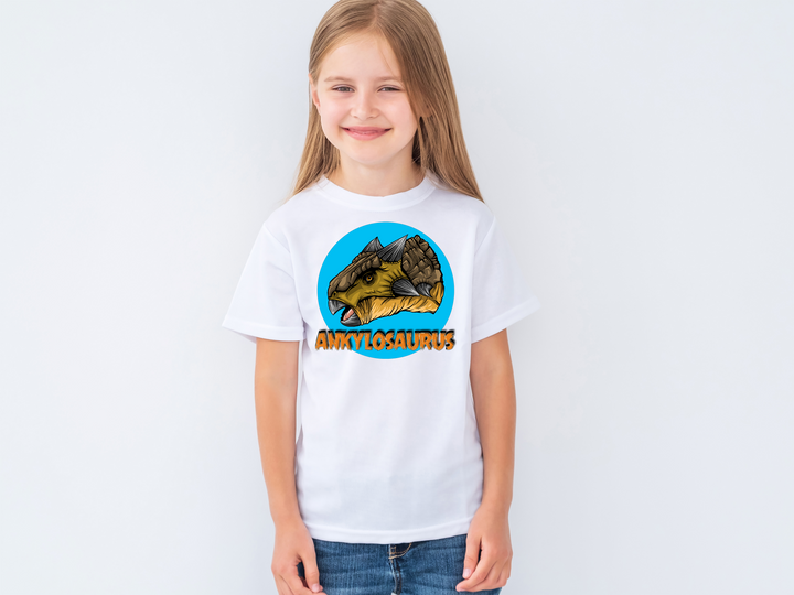 Kids Ankylosaurus Head T-Shirt | Jurassic Studio