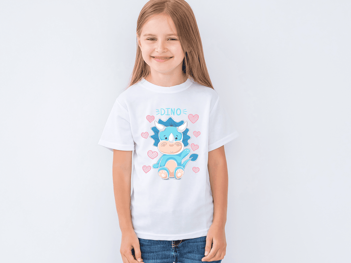 Kids Baby Blue Dino T-Shirt | Jurassic Studio