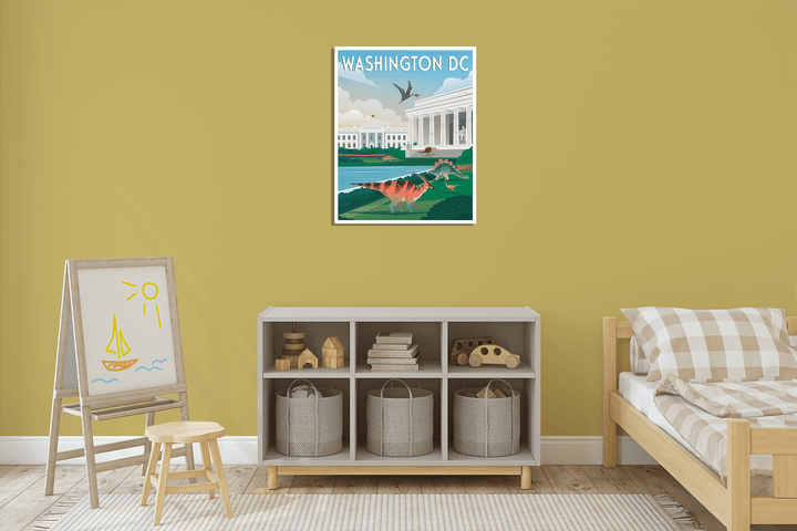 Washington DC Canvas Wrap | Jurassic Studio