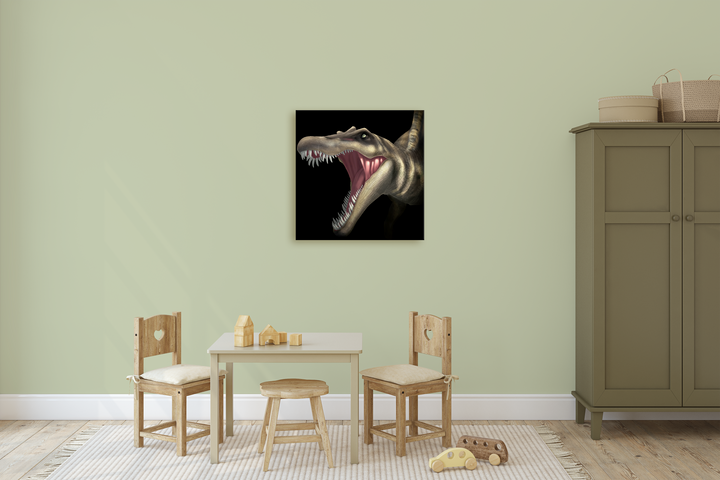 Spinosaurus Portrait Canvas Wrap | Jurassic Studio