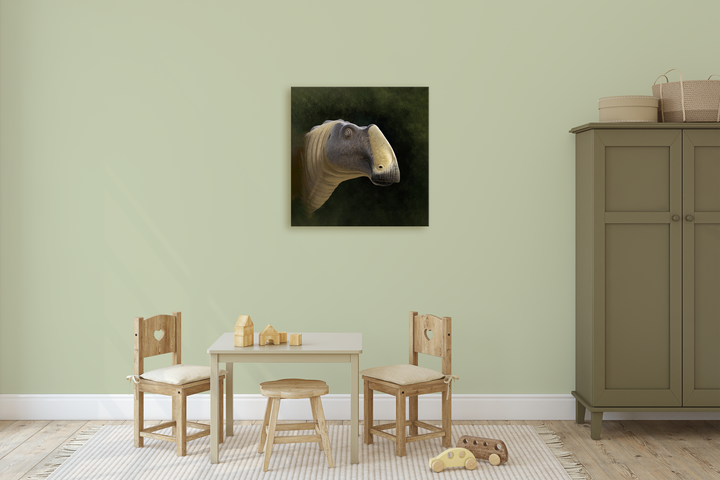 Gryposaurus Portrait Canvas Wrap | Jurassic Studio