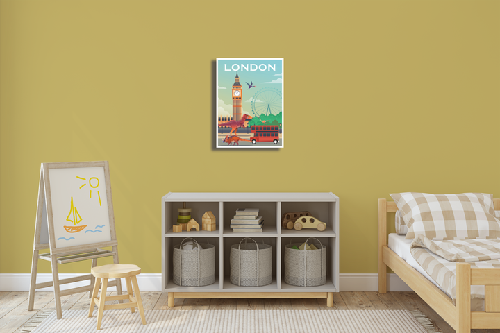 London Canvas Wrap | Jurassic Studio