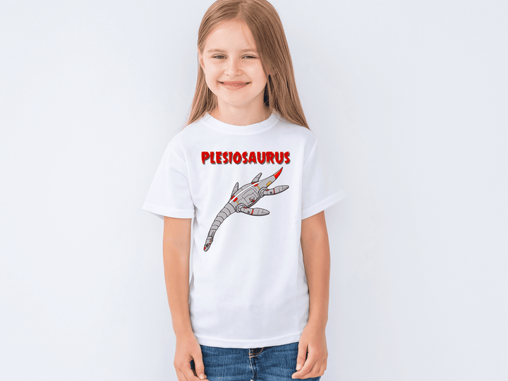 Kids Robot Plesiosaurus T-Shirt | Jurassic Studio