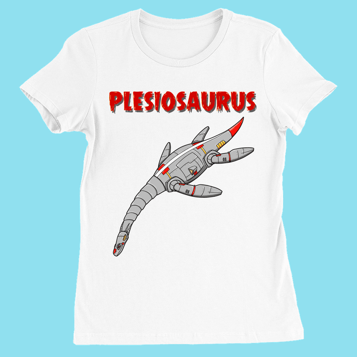 Women Robot Plesiosaurus T-Shirt | Jurassic Studio