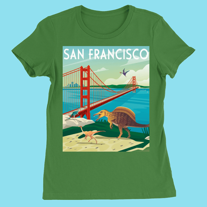 Women San Francisco T-Shirt | Jurassic Studio