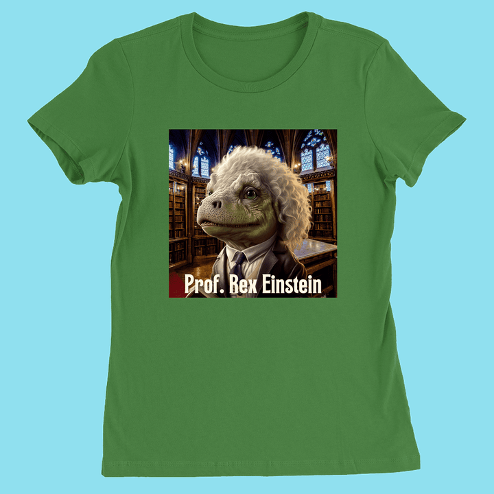 Women Prof. Rex Einstein T-Shirt | Jurassic Studio