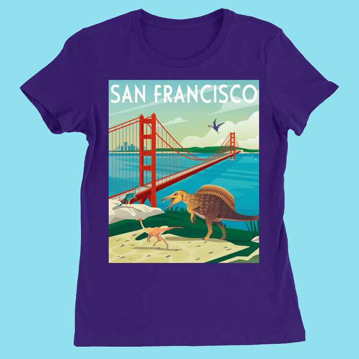 Women San Francisco T-Shirt | Jurassic Studio
