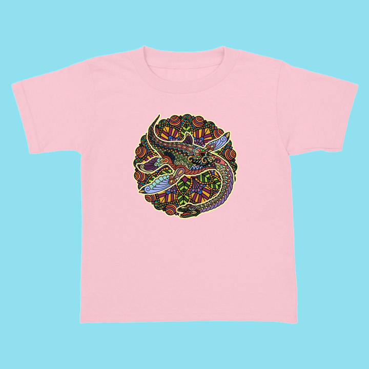 Toddler Plesiosaurus Mandala T-Shirt | Jurassic Studio